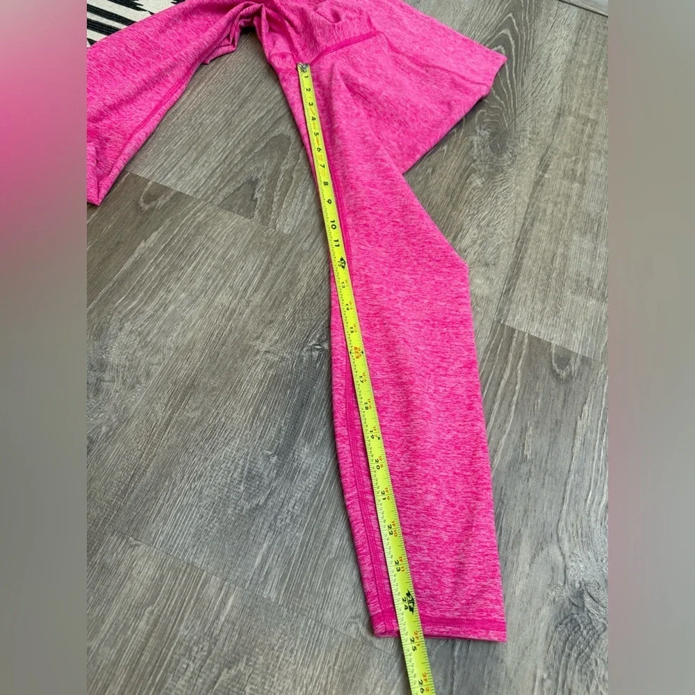 Alo Yoga Alosoft High Waisted 7/8 Highlight Legging Neon Pink Heather Medium